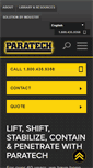 Mobile Screenshot of paratech.com
